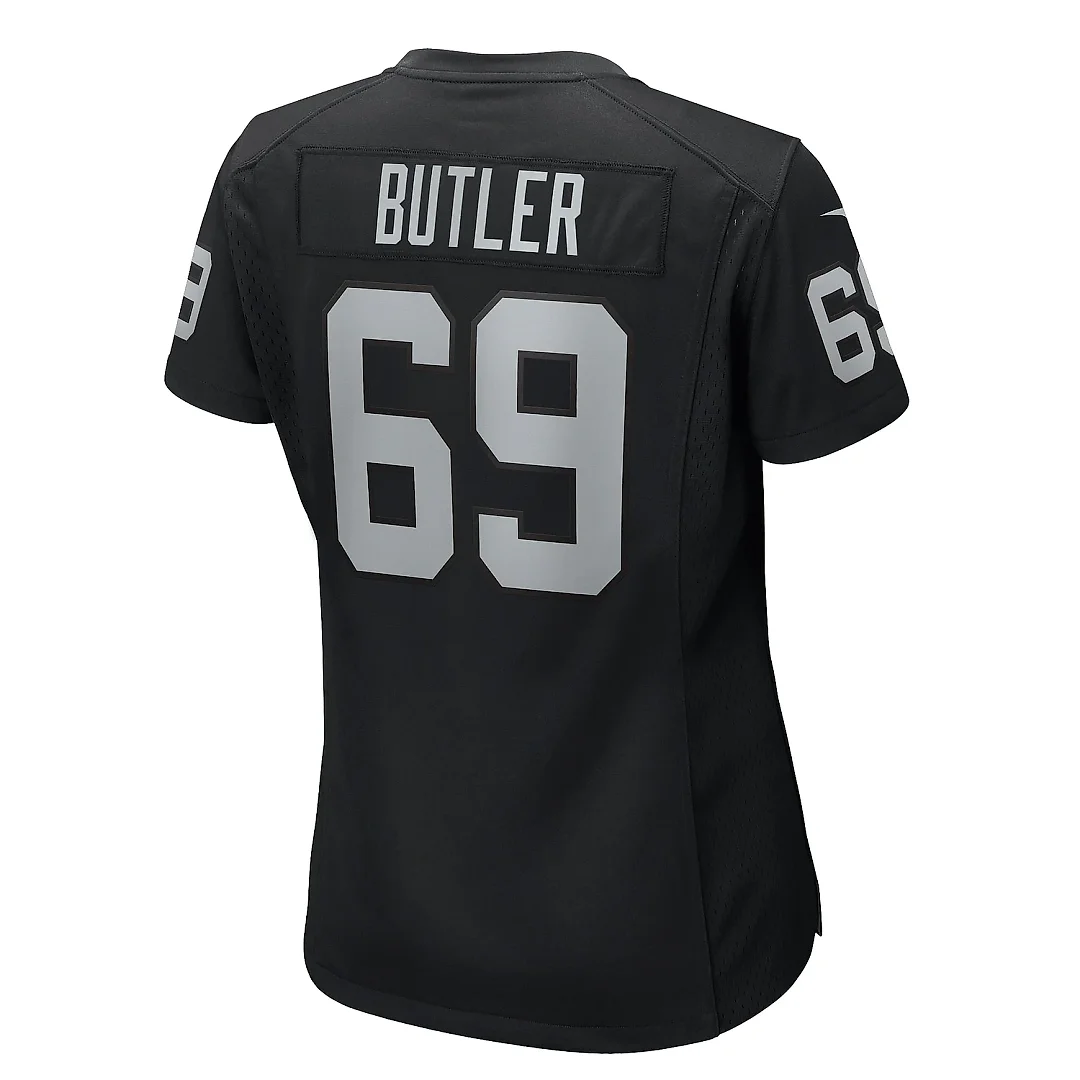 Zennovawear Women's Las Vegas Raiders Adam Butler Black Game Jersey