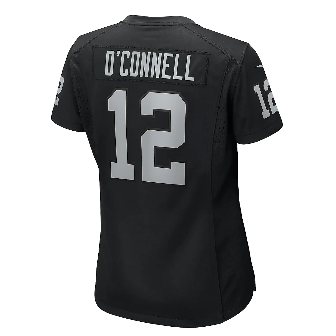 Zennovawear Women's Las Vegas Raiders Aidan O'Connell Black Game Jersey