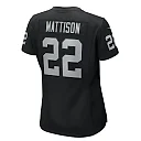 Zennovawear Women's Las Vegas Raiders Alexander Mattison Black Game Jersey