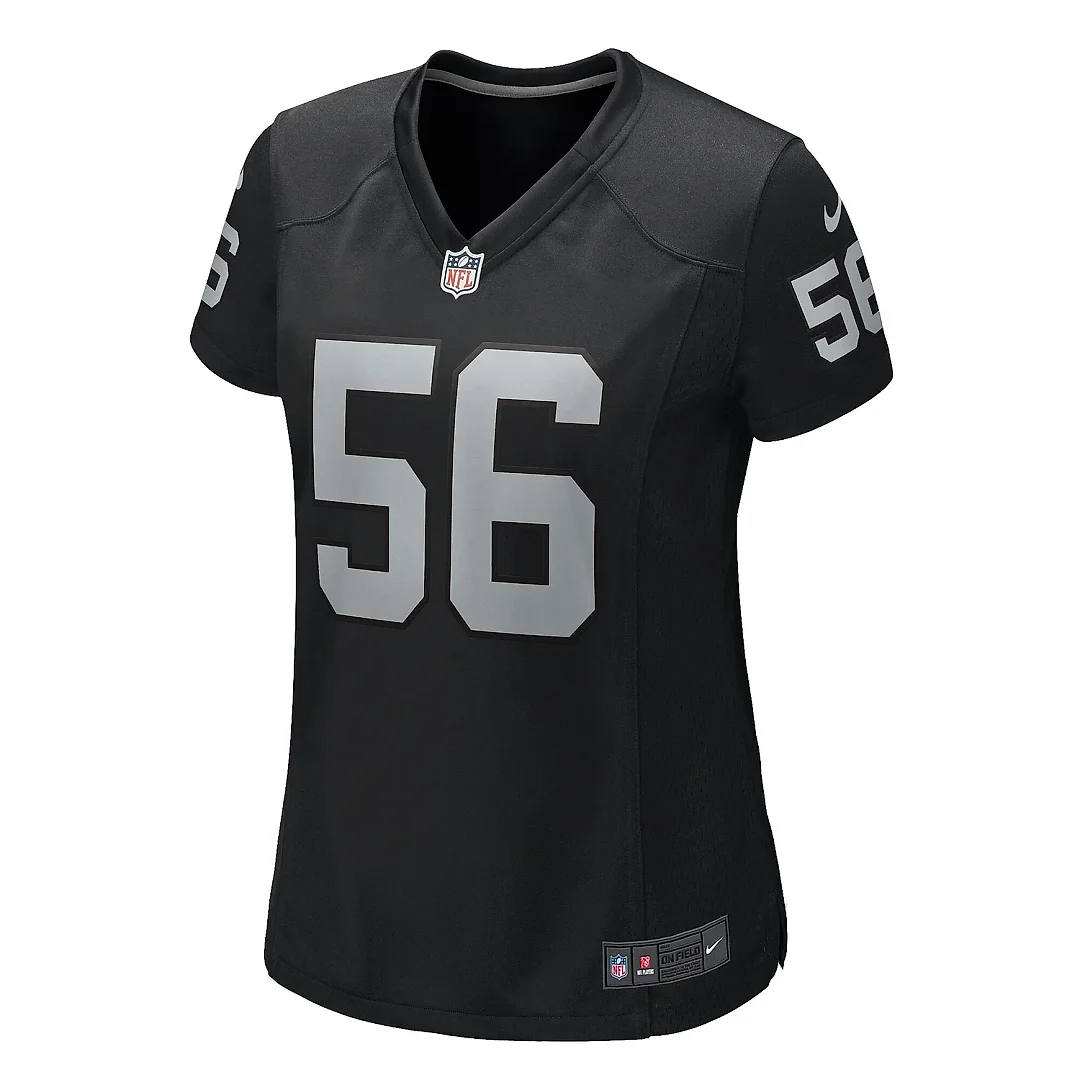 Zennovawear Women's Las Vegas Raiders Amari Burney Black Game Jersey