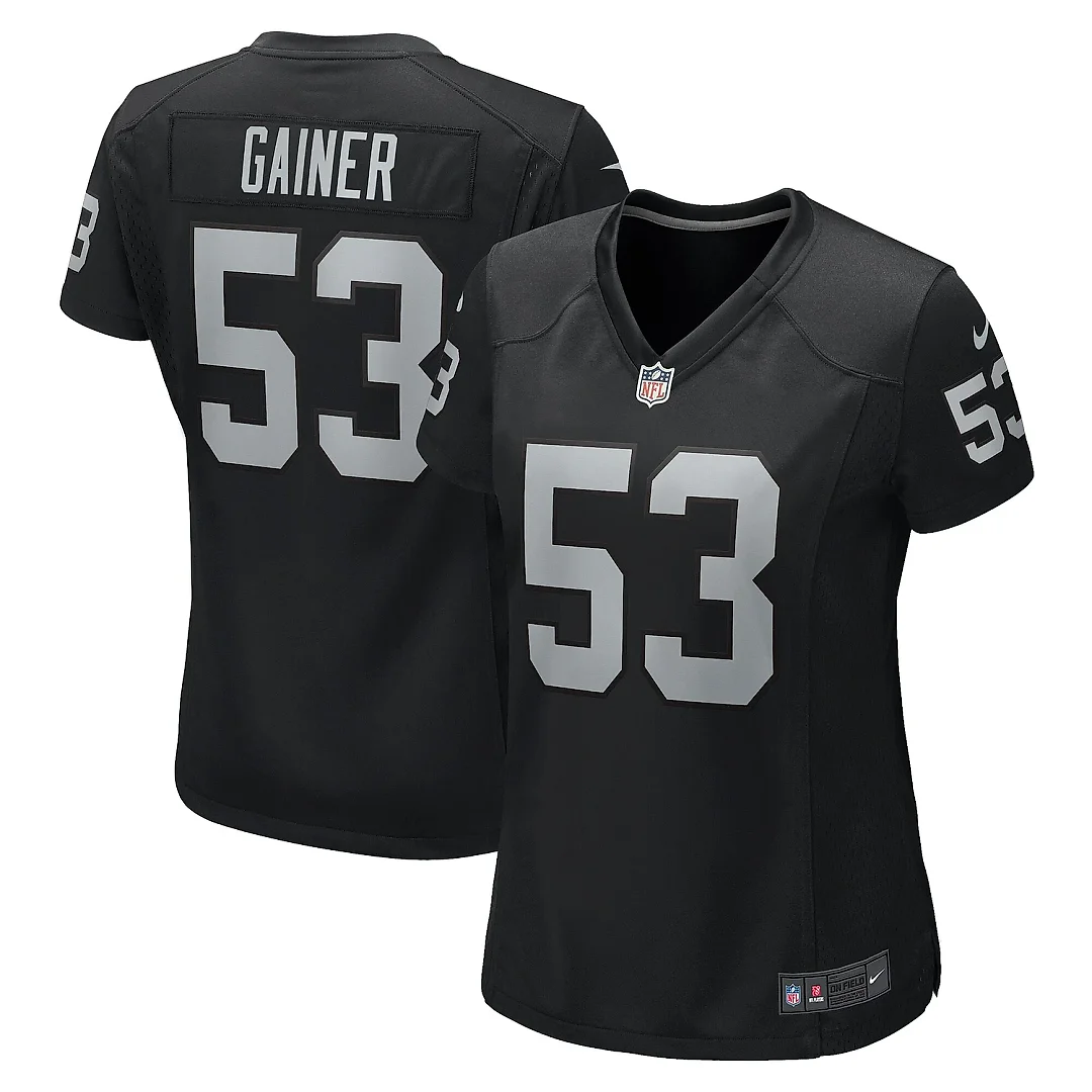 Zennovawear Women's Las Vegas Raiders Amari Gainer Black Game Jersey