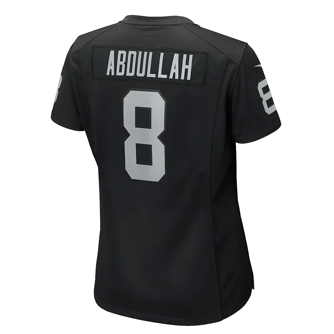 Zennovawear Women's Las Vegas Raiders Ameer Abdullah Black Game Jersey