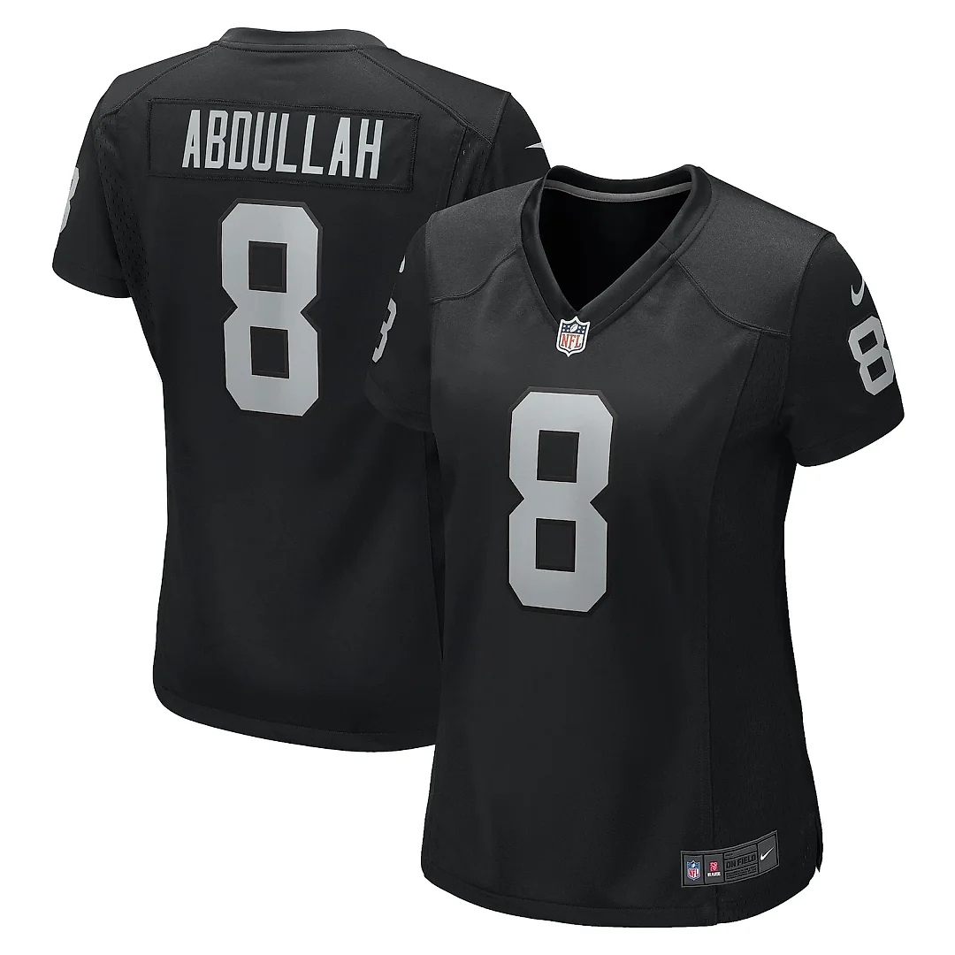 Zennovawear Women's Las Vegas Raiders Ameer Abdullah Black Game Jersey