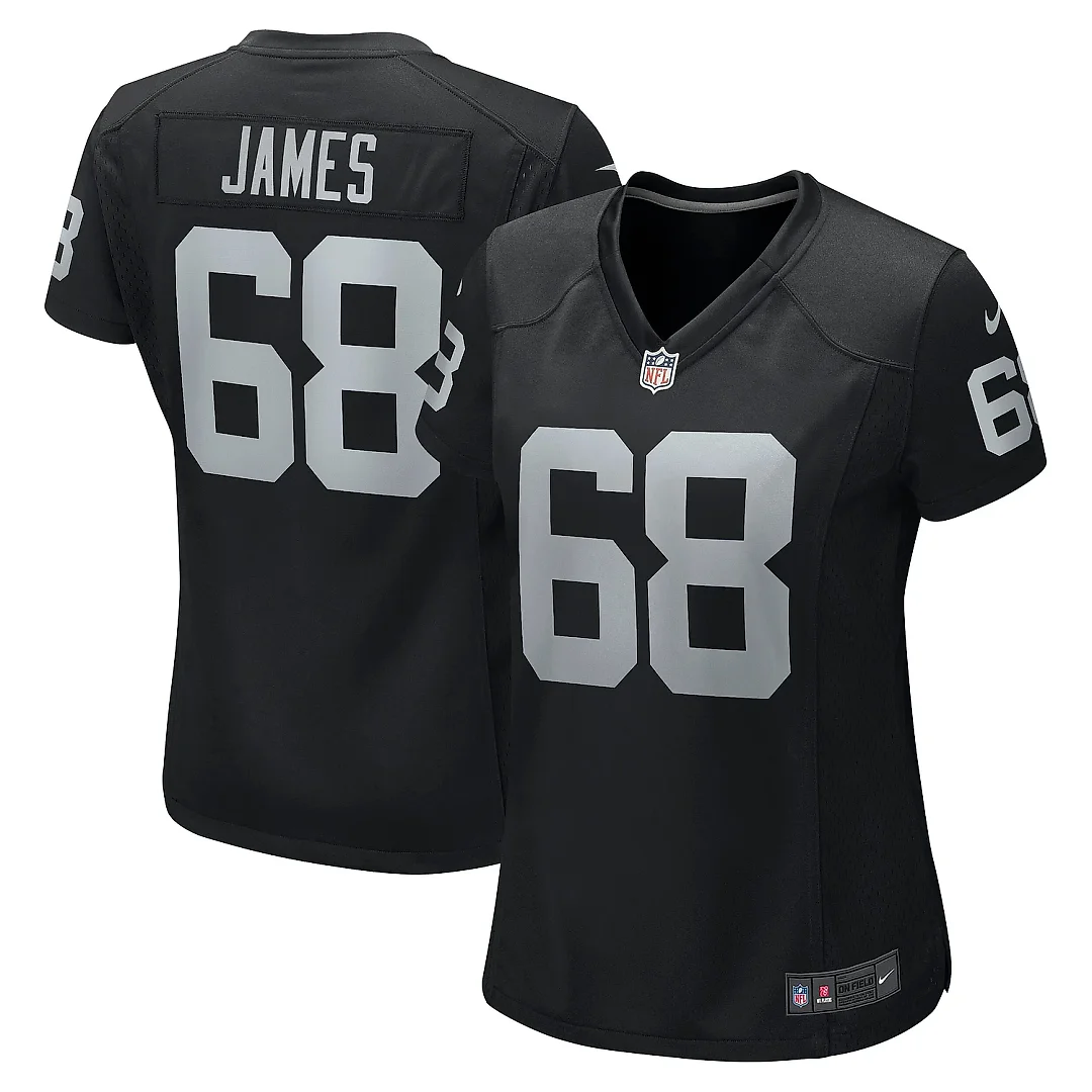 Zennovawear Women's Las Vegas Raiders Andre James Black Game Jersey