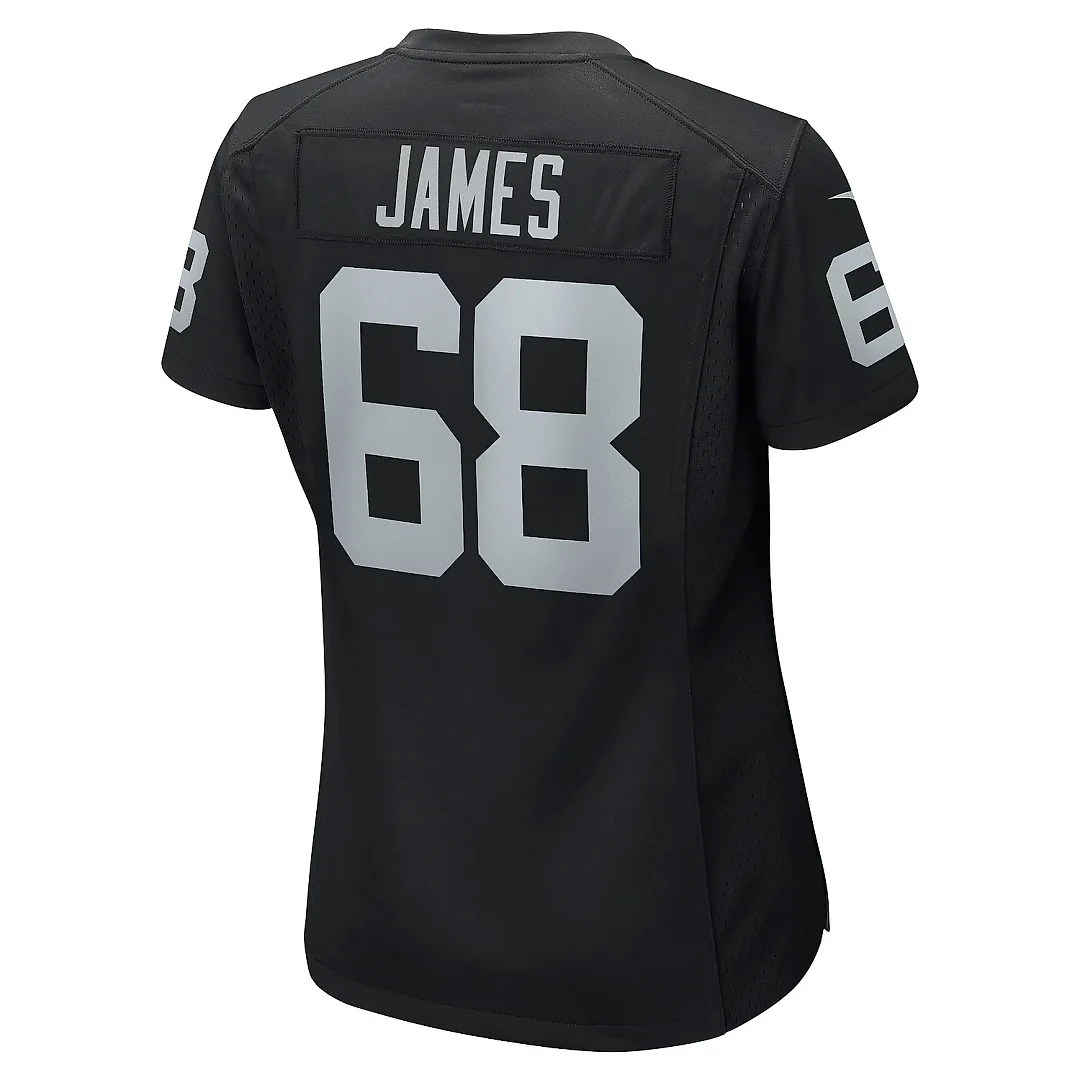 Zennovawear Women's Las Vegas Raiders Andre James Black Game Jersey