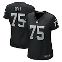 Zennovawear Women's Las Vegas Raiders Andrus Peat Black Game Jersey