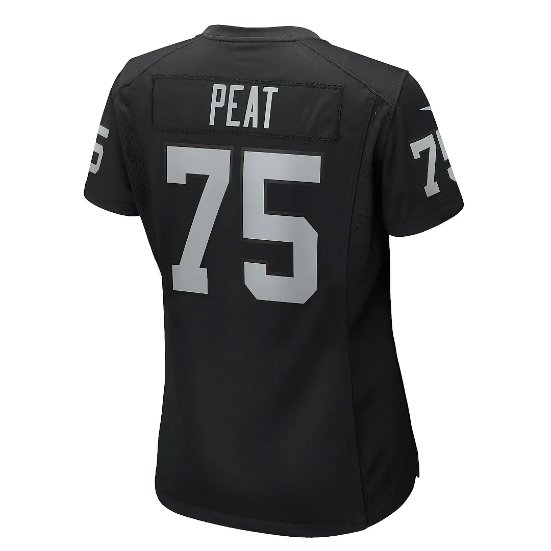 Zennovawear Women's Las Vegas Raiders Andrus Peat Black Game Jersey