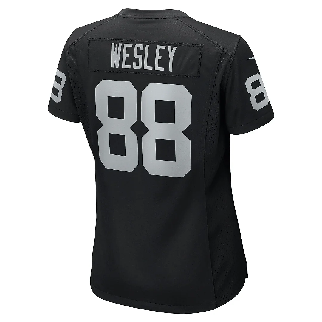Zennovawear Women's Las Vegas Raiders Antoine Wesley Black Team Game Jersey