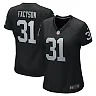 Zennovawear Women's Las Vegas Raiders Brandon Facyson Black Team Game Jersey