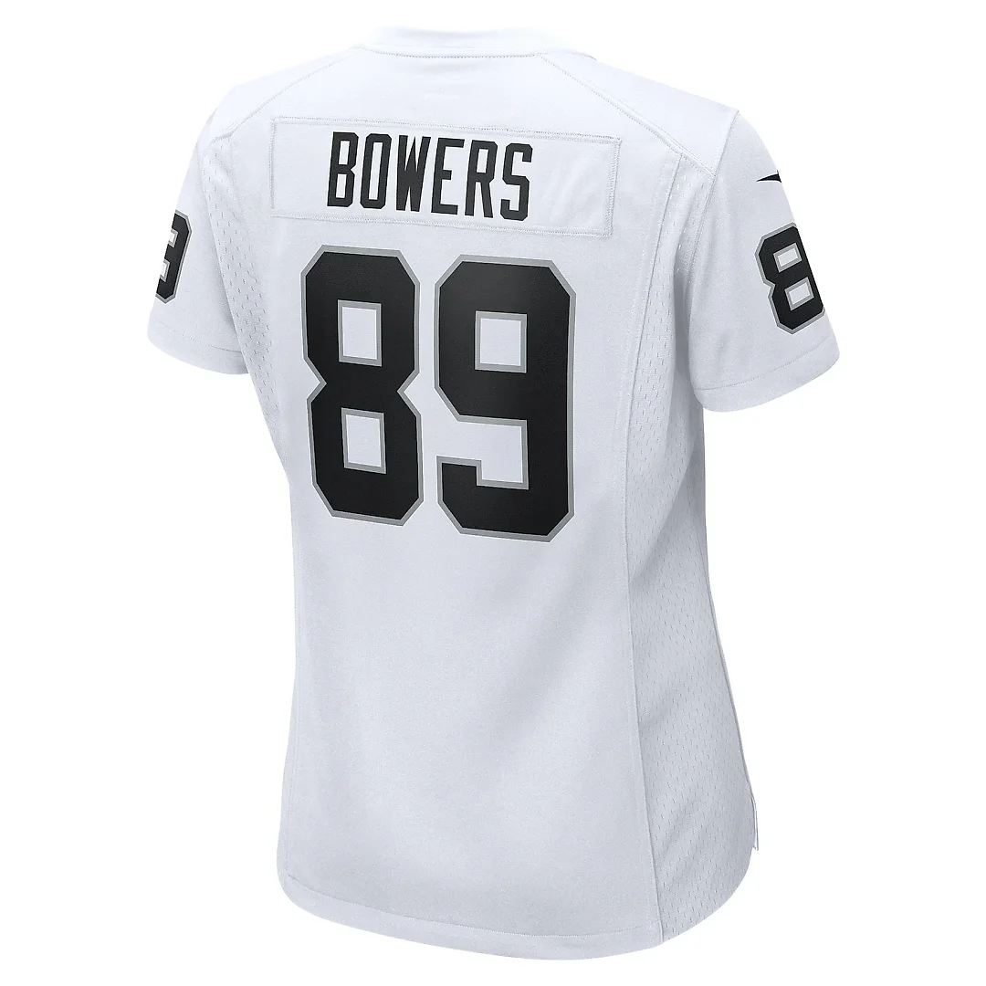 Zennovawear Women's Las Vegas Raiders Brock Bowers White Game Jersey