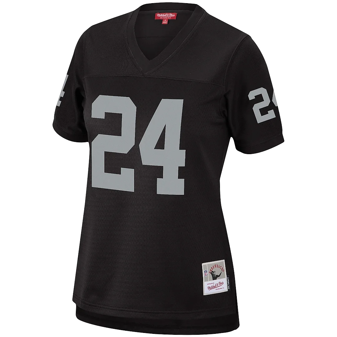 Zennovawear Women's Las Vegas Raiders Charles Woodson Mitchell & Ness Black Legacy Team Jersey