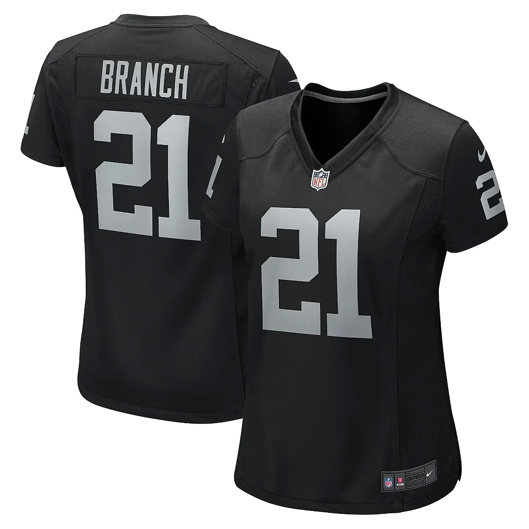 Zennovawear Women's Las Vegas Raiders Cliff Branch Black Retired Player Game Jersey