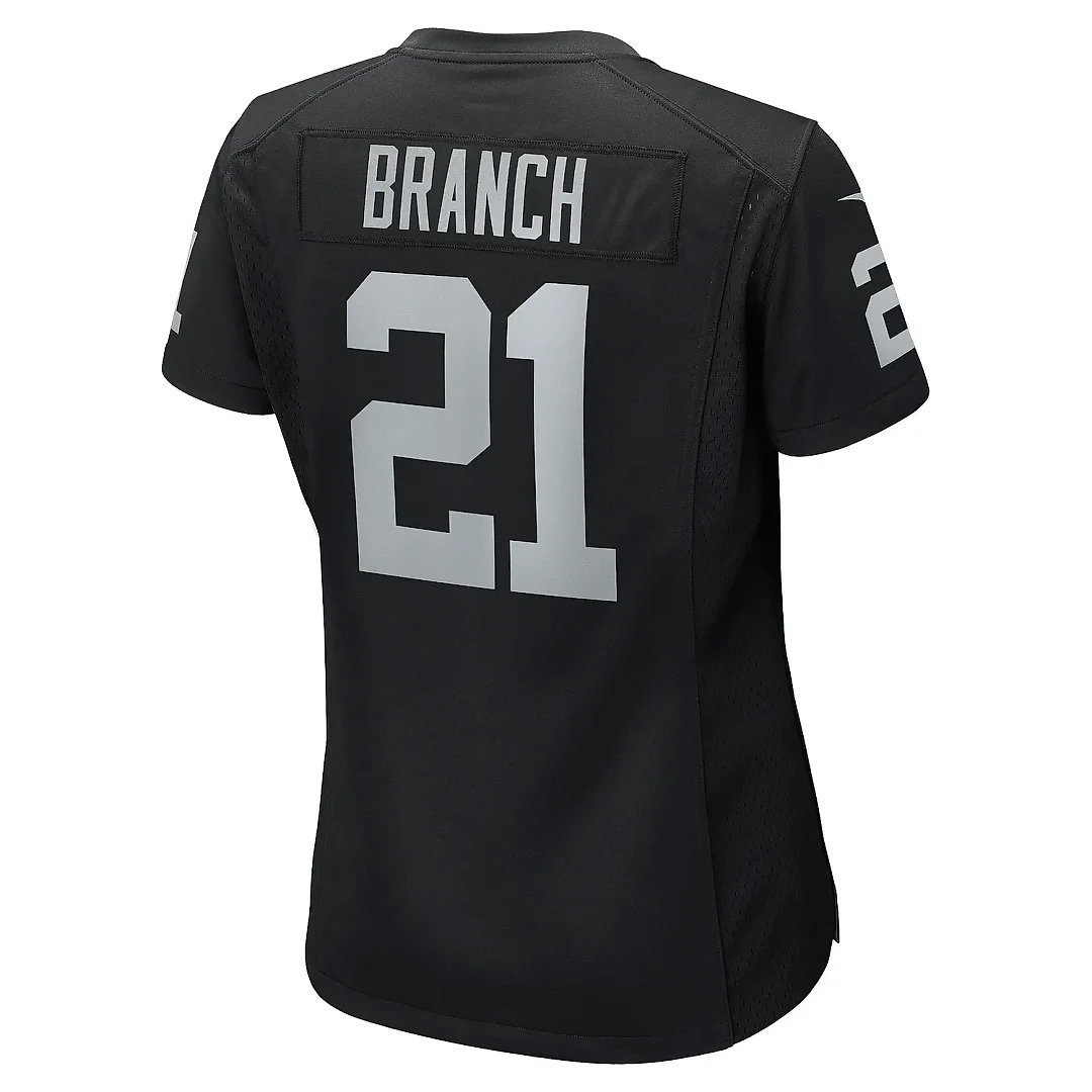 Zennovawear Women's Las Vegas Raiders Cliff Branch Black Retired Player Game Jersey