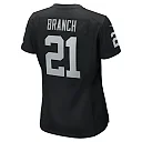 Zennovawear Women's Las Vegas Raiders Cliff Branch Black Retired Player Game Jersey