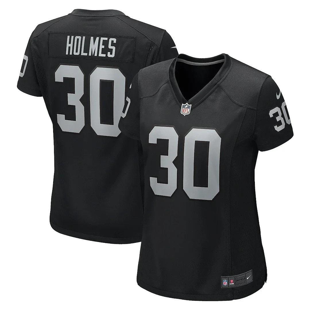 Zennovawear Women's Las Vegas Raiders Darnay Holmes Black Game Jersey