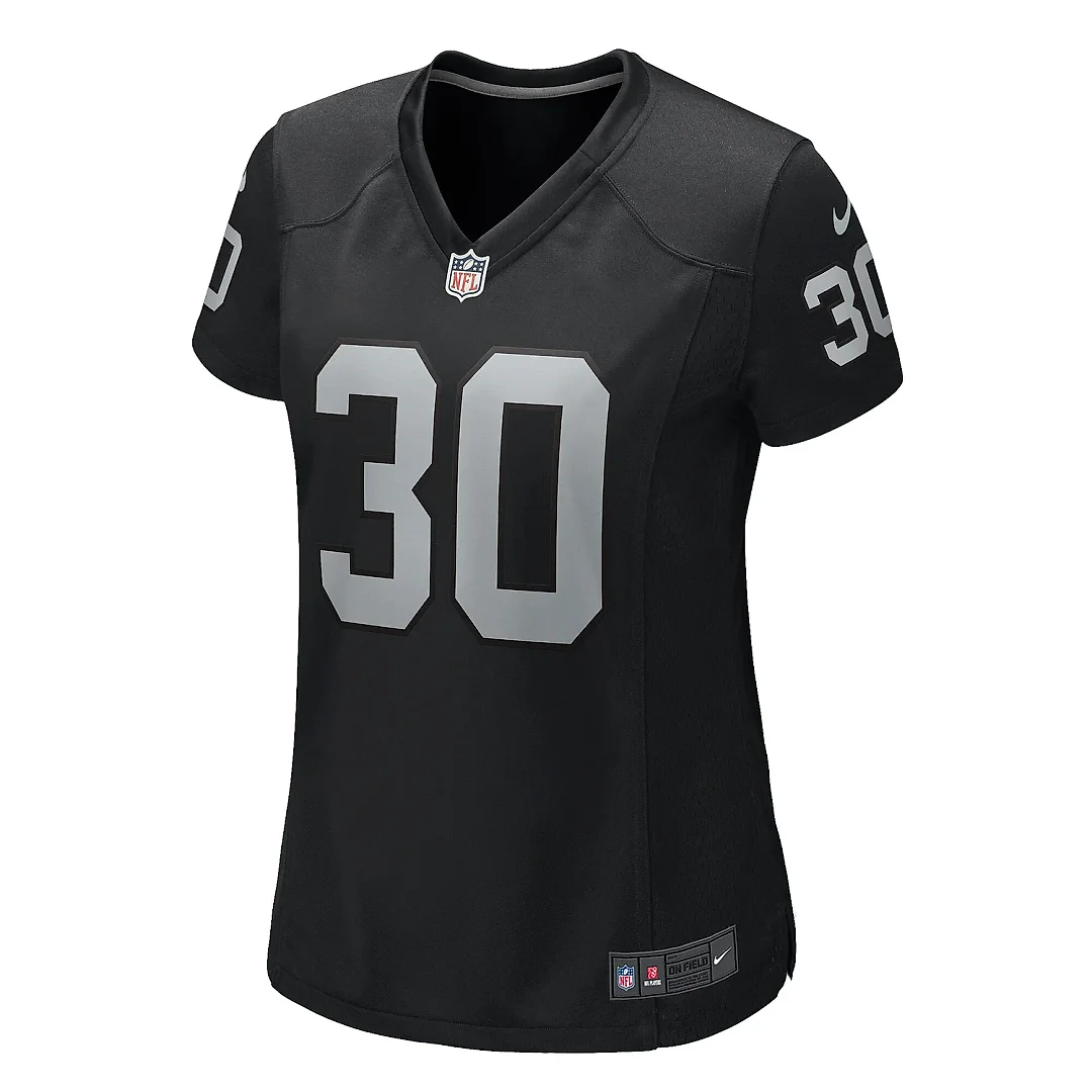 Zennovawear Women's Las Vegas Raiders Darnay Holmes Black Game Jersey