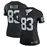 Zennovawear Women's Las Vegas Raiders Darren Waller Black Team Legend Player Performance Top