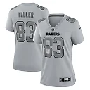 Zennovawear Women's Las Vegas Raiders Darren Waller Gray Atmosphere Fashion Game Jersey