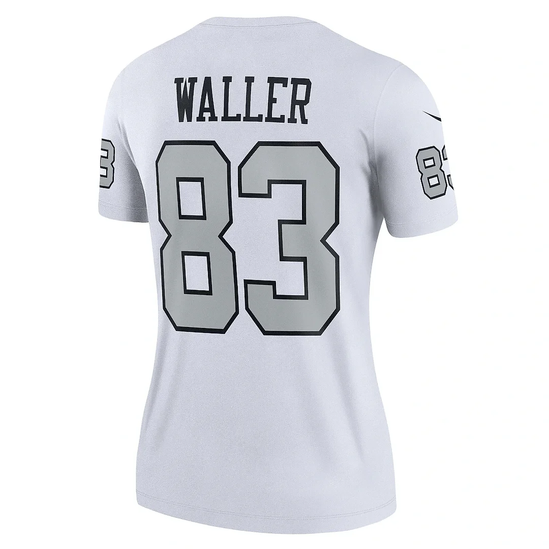 Zennovawear Women's Las Vegas Raiders Darren Waller White Alternate Legend Player Performance Top