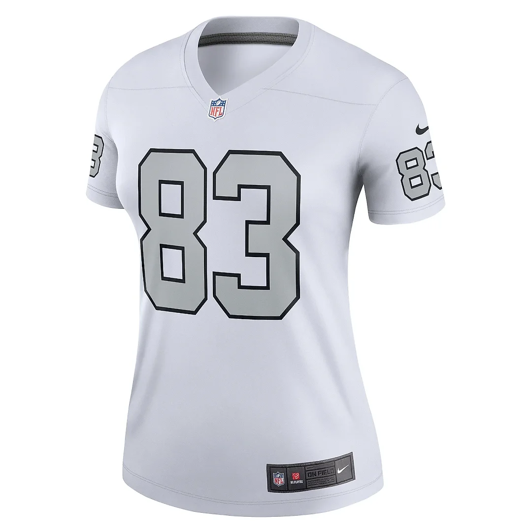 Zennovawear Women's Las Vegas Raiders Darren Waller White Alternate Legend Player Performance Top