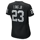 Zennovawear Women's Las Vegas Raiders David Long Jr. Black Team Game Jersey