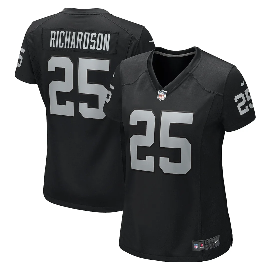 Zennovawear Women's Las Vegas Raiders Decamerion Richardson Black Game Jersey