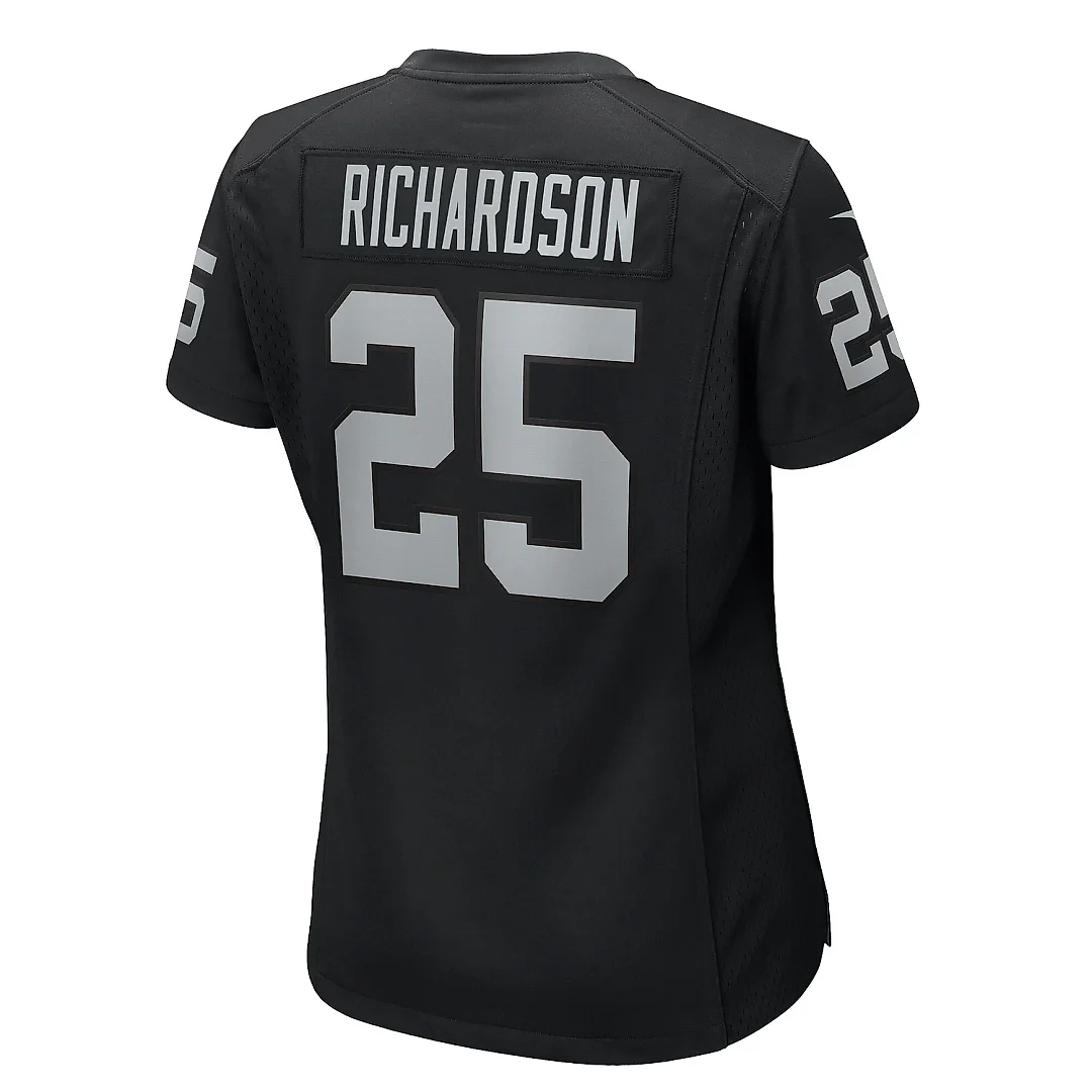 Zennovawear Women's Las Vegas Raiders Decamerion Richardson Black Game Jersey