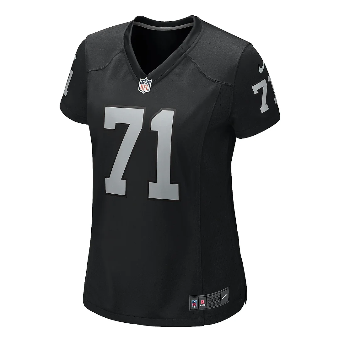 Zennovawear Women's Las Vegas Raiders DJ Glaze Black Game Jersey