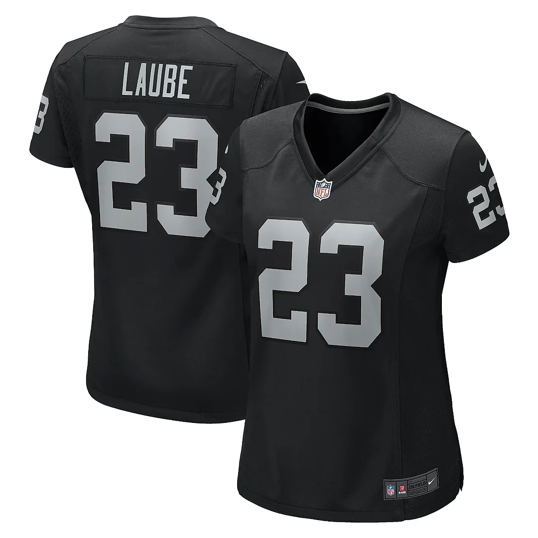 Zennovawear Women's Las Vegas Raiders Dylan Laube Black Game Jersey
