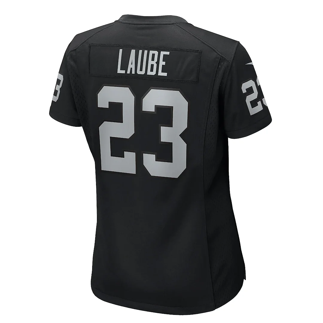 Zennovawear Women's Las Vegas Raiders Dylan Laube Black Game Jersey