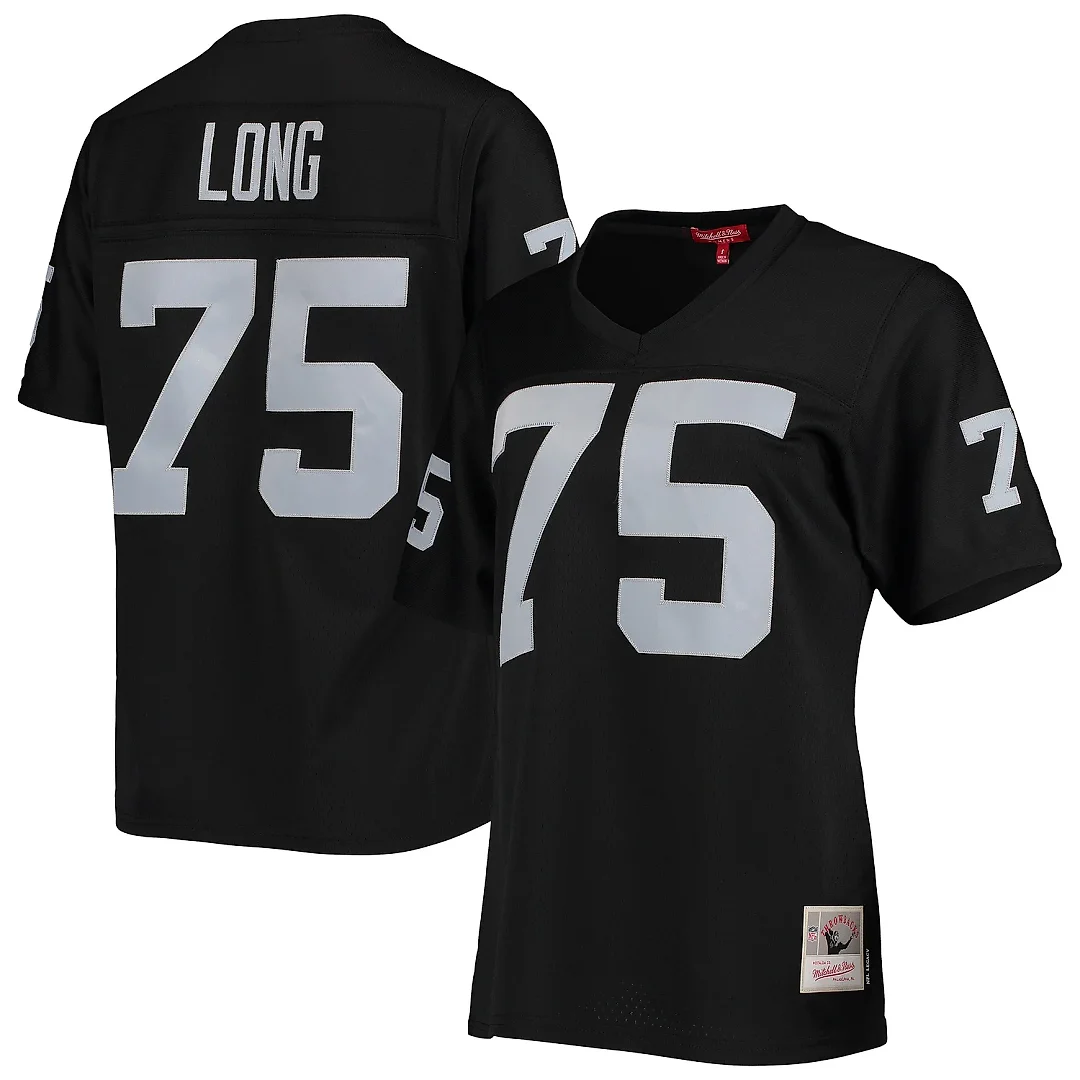 Zennovawear Women's Las Vegas Raiders Howie Long Mitchell & Ness Black Legacy Player Jersey