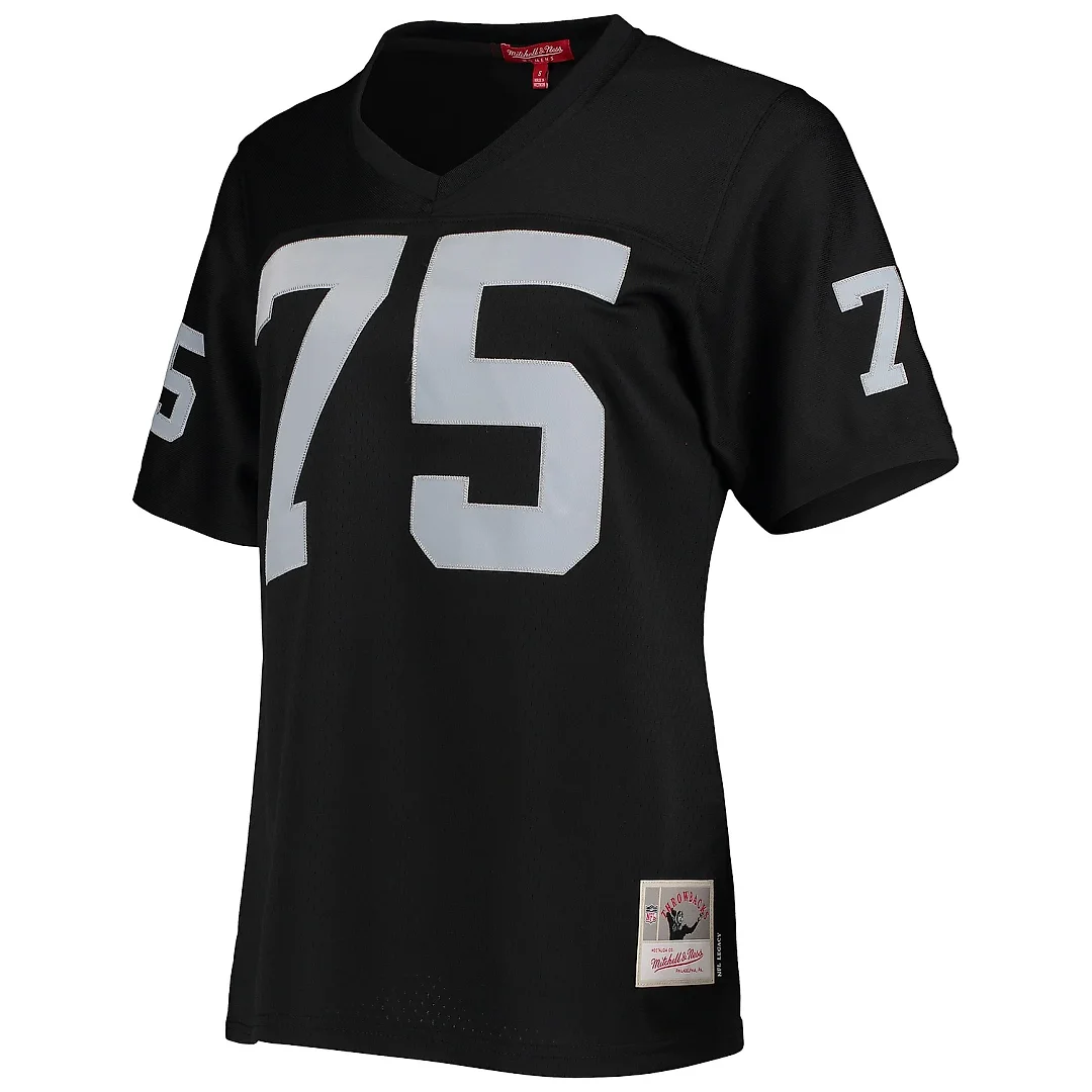 Zennovawear Women's Las Vegas Raiders Howie Long Mitchell & Ness Black Legacy Player Jersey