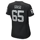 Zennovawear Women's Las Vegas Raiders Hroniss Grasu Black Game Player Jersey