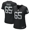 Zennovawear Women's Las Vegas Raiders Hroniss Grasu Black Game Player Jersey