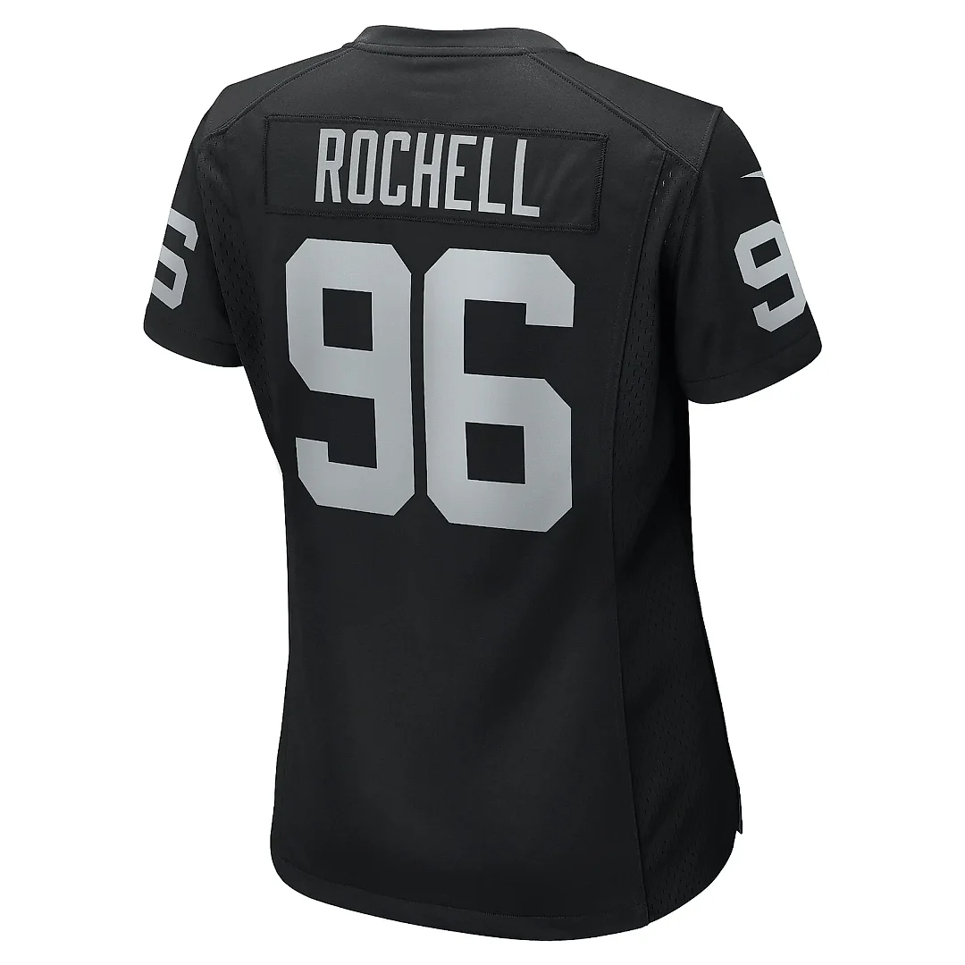 Zennovawear Women's Las Vegas Raiders Isaac Rochell Black Team Game Jersey