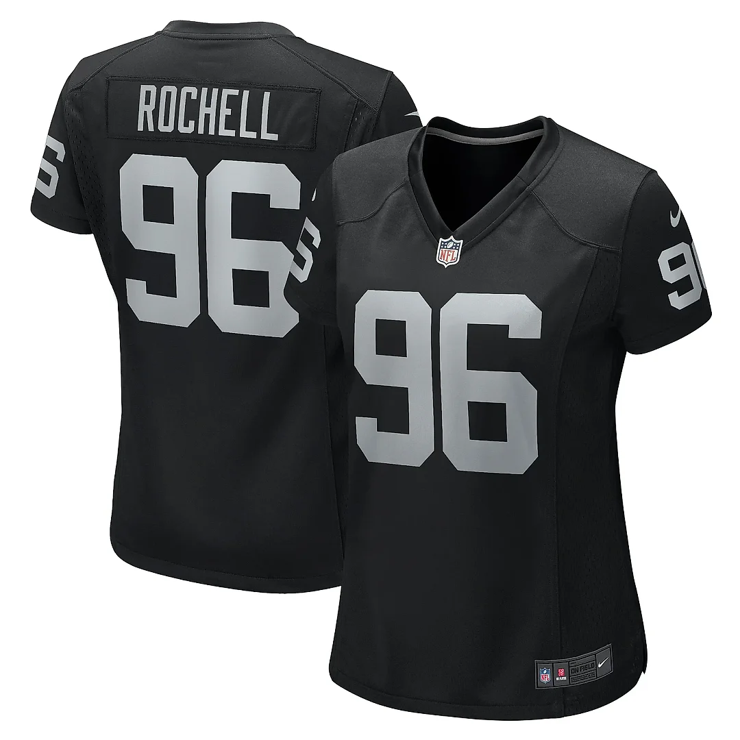 Zennovawear Women's Las Vegas Raiders Isaac Rochell Black Team Game Jersey
