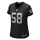 Zennovawear Women's Las Vegas Raiders Jackson Powers-Johnson Black Game Jersey