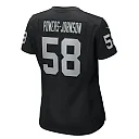 Zennovawear Women's Las Vegas Raiders Jackson Powers-Johnson Black Game Jersey