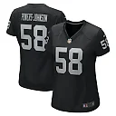 Zennovawear Women's Las Vegas Raiders Jackson Powers-Johnson Black Game Jersey