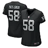 Zennovawear Women's Las Vegas Raiders Jackson Powers-Johnson Black Game Jersey