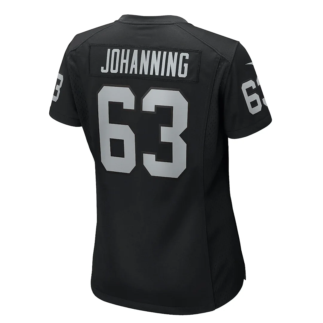 Zennovawear Women's Las Vegas Raiders Jake Johanning Black Game Jersey