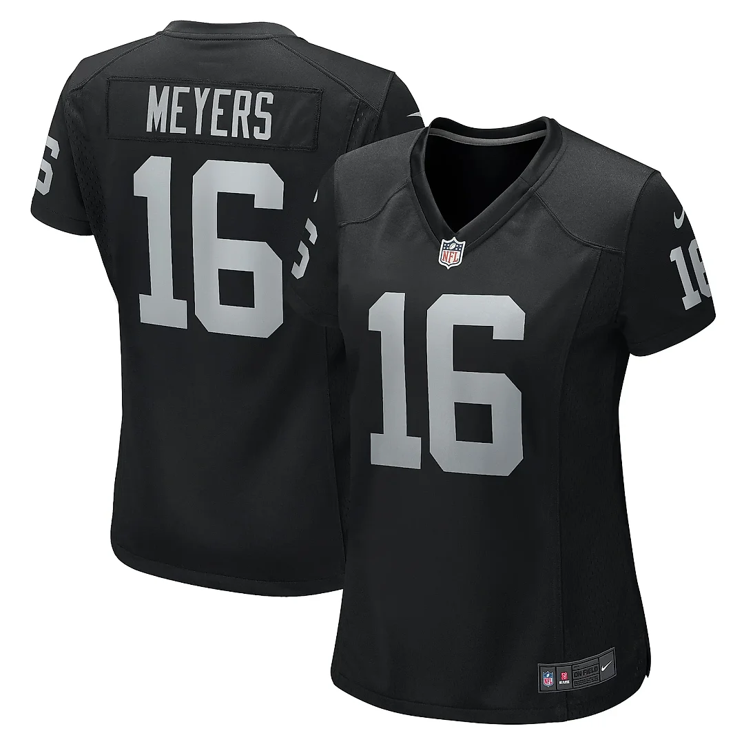 Zennovawear Women's Las Vegas Raiders Jakobi Meyers Black Game Player Jersey