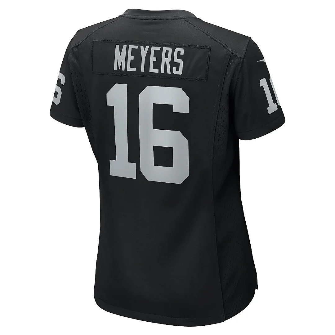 Zennovawear Women's Las Vegas Raiders Jakobi Meyers Black Game Player Jersey
