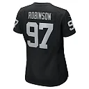 Zennovawear Women's Las Vegas Raiders Janarius Robinson Black Team Game Jersey