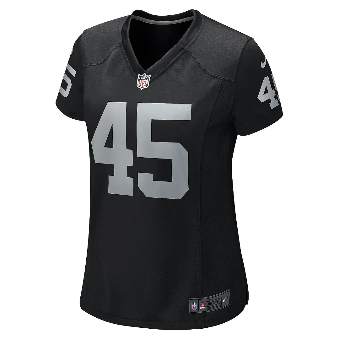 Zennovawear Women's Las Vegas Raiders Jaquan Johnson Black Game Player Jersey