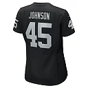 Zennovawear Women's Las Vegas Raiders Jaquan Johnson Black Game Player Jersey