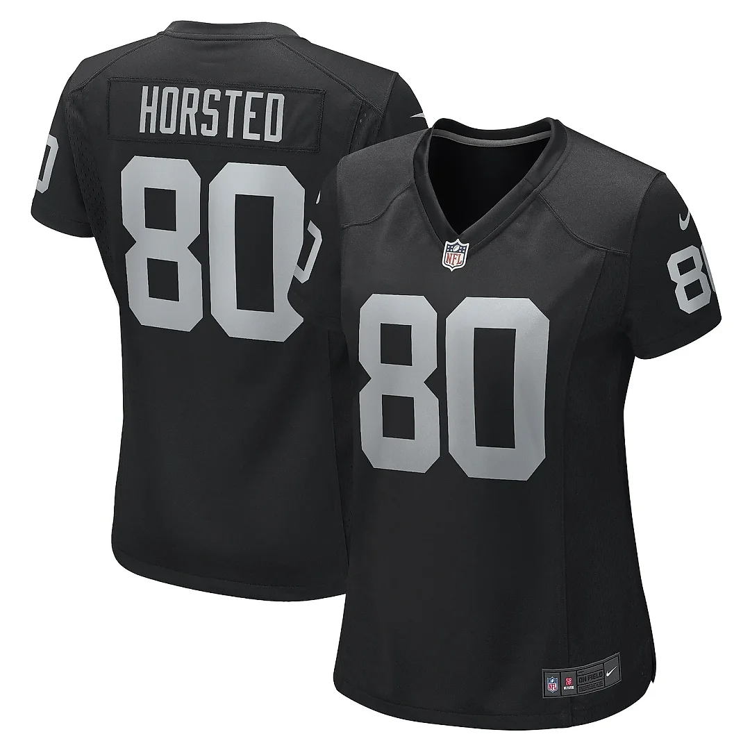 Zennovawear Women's Las Vegas Raiders Jesper Horsted Black Game Player Jersey