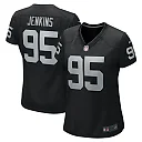 Zennovawear Women's Las Vegas Raiders John Jenkins Black Game Jersey