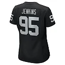 Zennovawear Women's Las Vegas Raiders John Jenkins Black Game Jersey