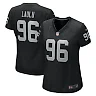 Zennovawear Women's Las Vegas Raiders Jonah Laulu Black Game Jersey